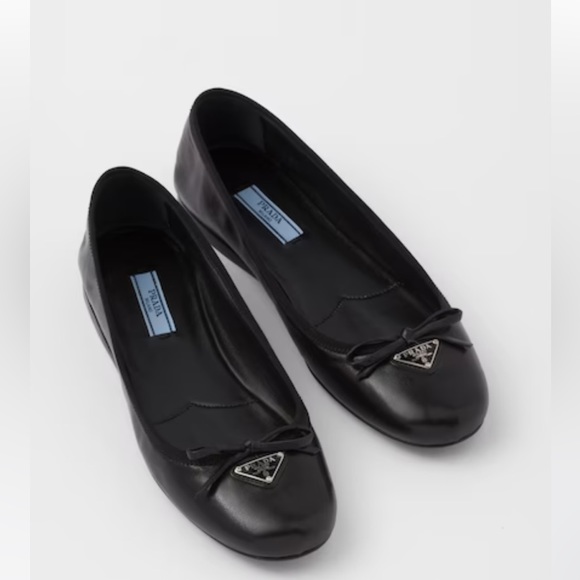 Prada Shoes - Authentic Prada Napa leather ballerina flats